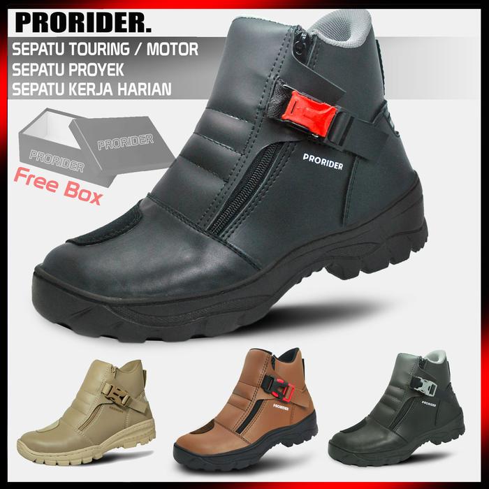 Sepatu Safety Riding Jual SEPATU TOURING / SEPATU MOTOR / SEPATU SAFETY Shoes Besi Pria ...