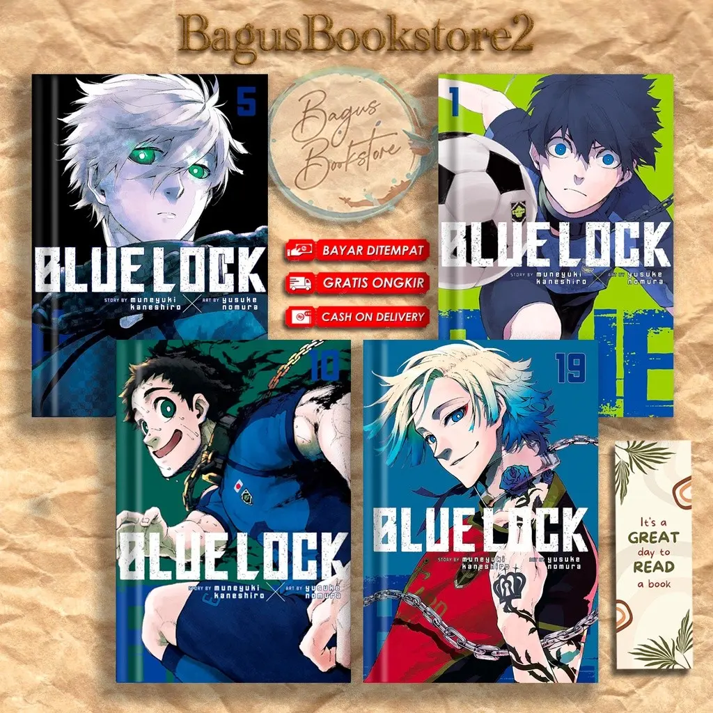 Komik Manga | Blue Lock (32 books Volume series) - Yusuke Nomura (English / Indonesia)
