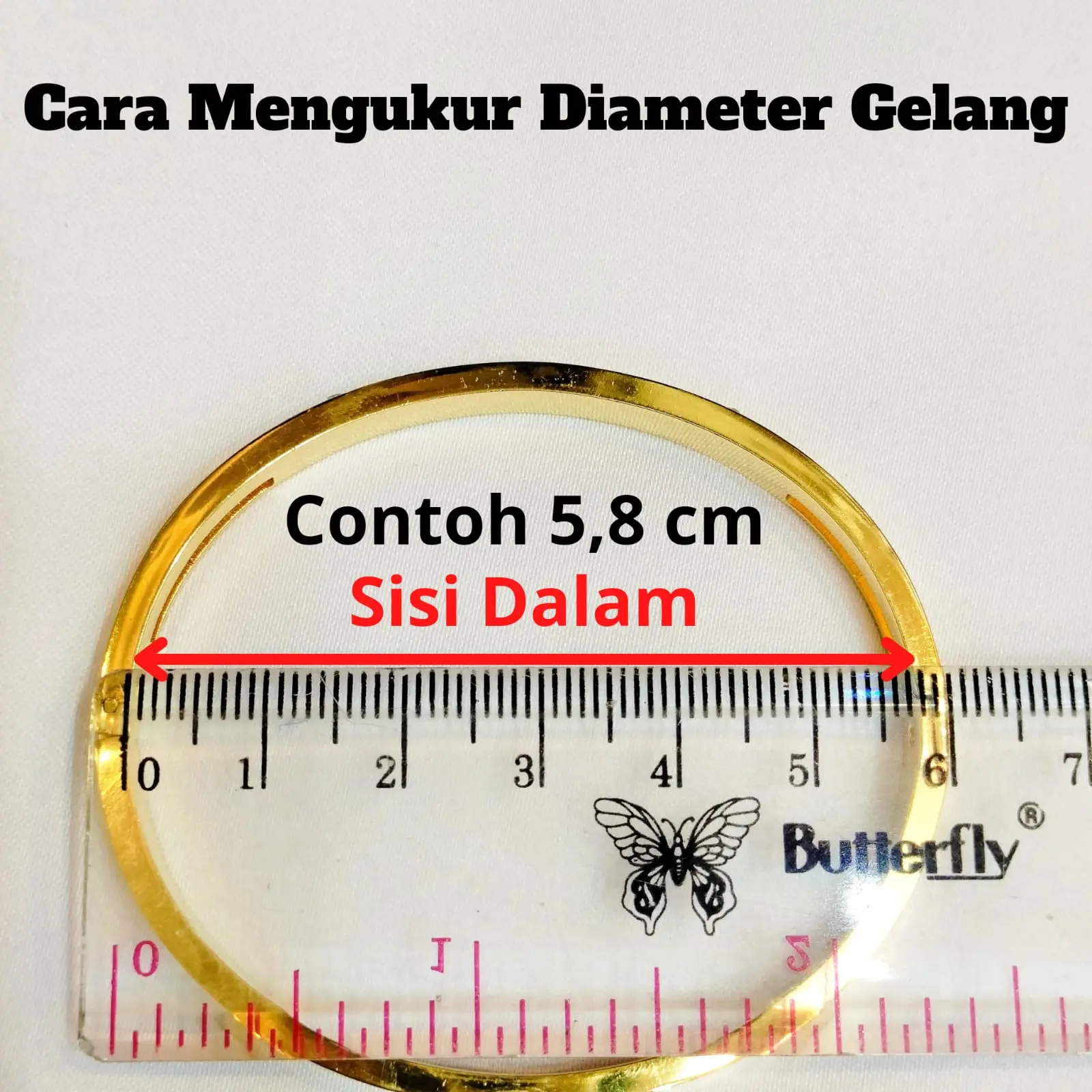 Gelang Nagita Slim Titanium Anti Karat Anti Luntur Bracelets Aksesoris