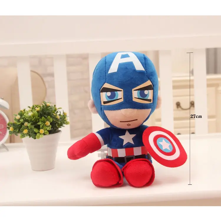 Đồ Chơi Nhân Vật Siêu Anh Hùng, Avengers, Người Nhện, Người Sắt, Đội Trưởng Mỹ, Người Dơi, Người Dơi, Búp Bê Nhồi Bông, Thích Hợp Làm Quà Sinh Nhật 5