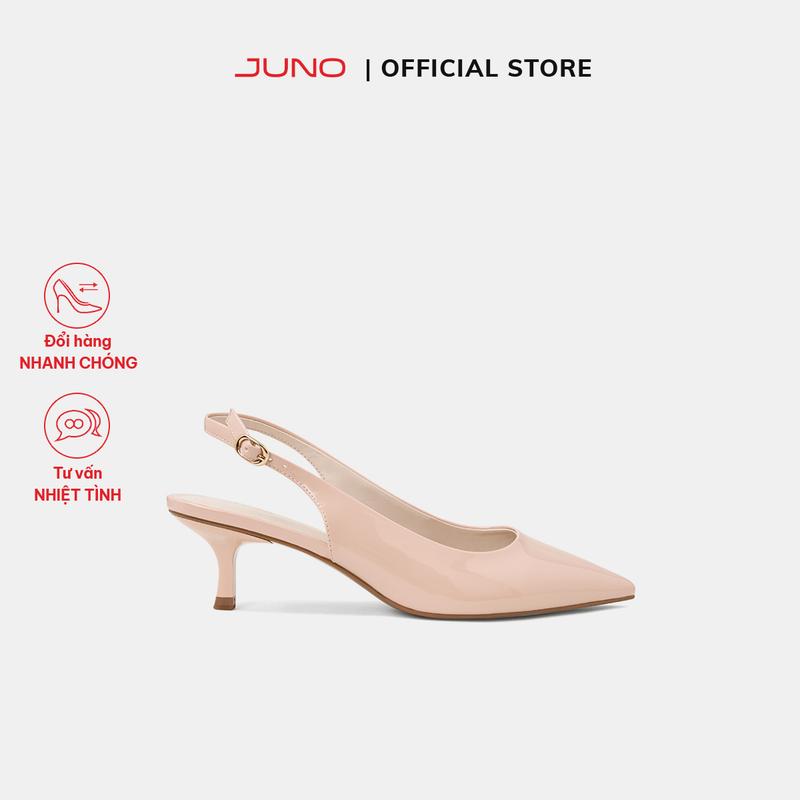 JUNO Giày Cao Gót Slingback Mũi Nhọn - CG05143