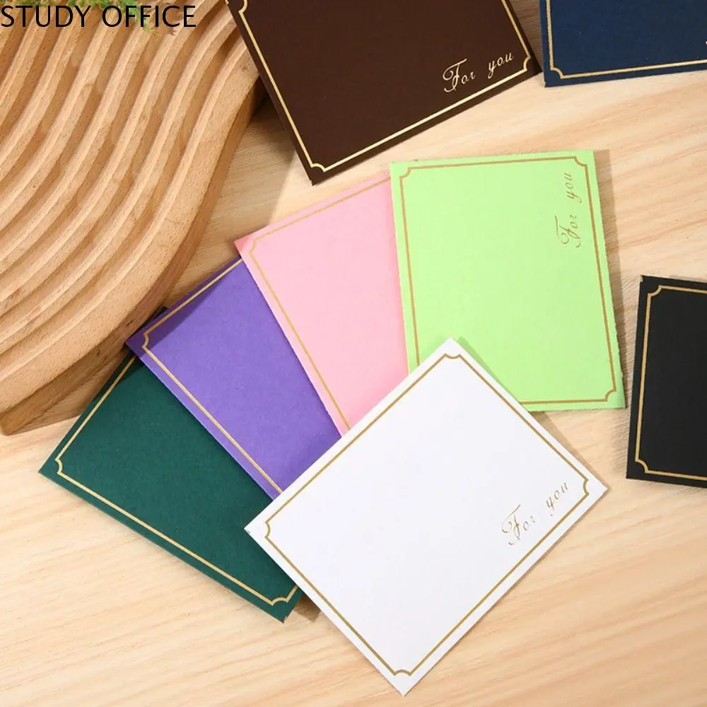Thiệp Mời, Phong Bì Dập Cổ Điển Bộ 10 Chiếc, Con Dấu Bronzed, Phong Bì Trang Trí, Cao Cấp, Thiệp Chúc Phúc Lãng Mạn Cảm Ơn, Giấy Bưu Thiệp, Thích Hợp Cho Thiệp Mời
