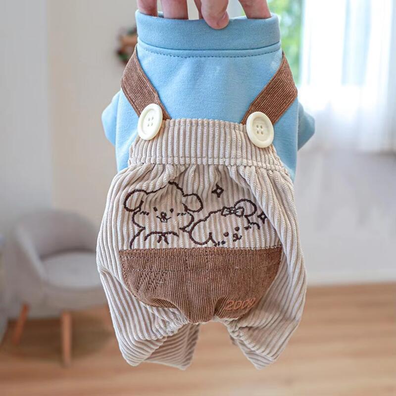 Product Introduction of Pretty Fine Workmanship Jumpsuit Adorable Dress-up Cartoon Pattern Pet Dog Four-legged Clothes 22