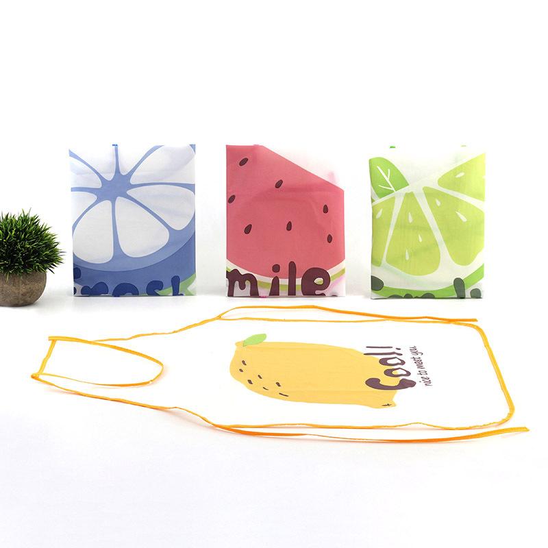 Tạp Dề Trái Cây Quần Áo Bảo Hộ Gia Đình Tạp Dề Không Tay Nhà Bếp Unisex Nấu Ăn Giặt Là Chống Dầu Chống Nước Tươi Và Dễ Thương 3