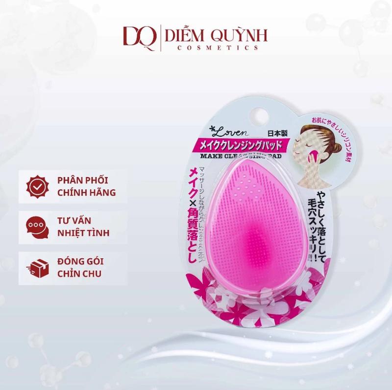  Miếng Rửa Mặt Sillicon Loven Making Cleansing Pad Nhật Bản làm sạch da một cách mềm mại nhẹ nhàng 