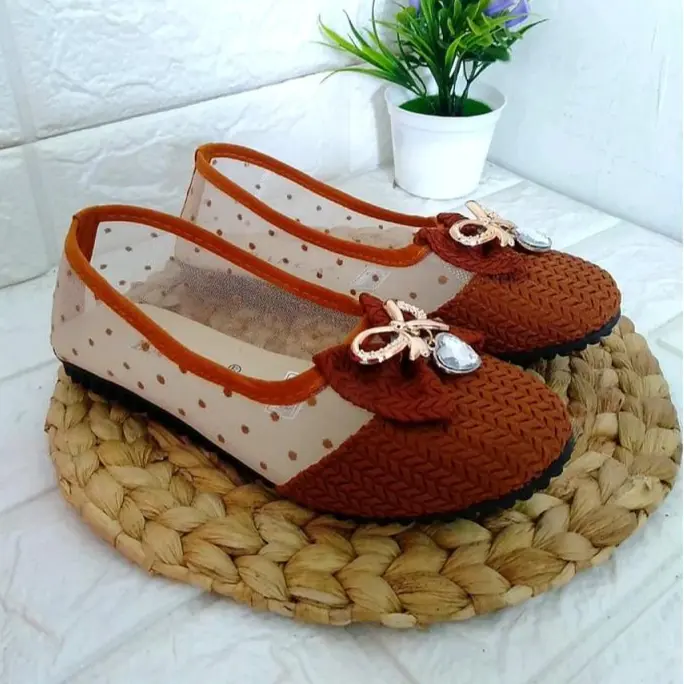 Sepatu Anak Perempuan/ Flat Shoes Anak / Balet Anak ZR013.da buat,dewasa,ny Fashion