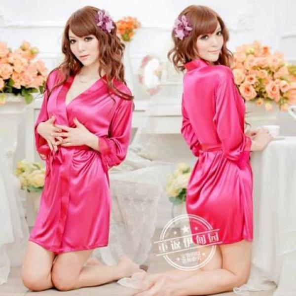 Đồ Ngủ Nữ, Vải Lụa Lạnh Mùa Hè, Áo Choàng Tắm, Váy Ngủ, Thiết Kế Xuyên Thấu Gợi Cảm, Thích Hợp Mặc Nhà, Cổ Chữ V Sâu, Mỏng, Ngoại Cỡ, Có Sẵn Cho Mùa Xuân, Mùa Thu Và Mùa Đông 8