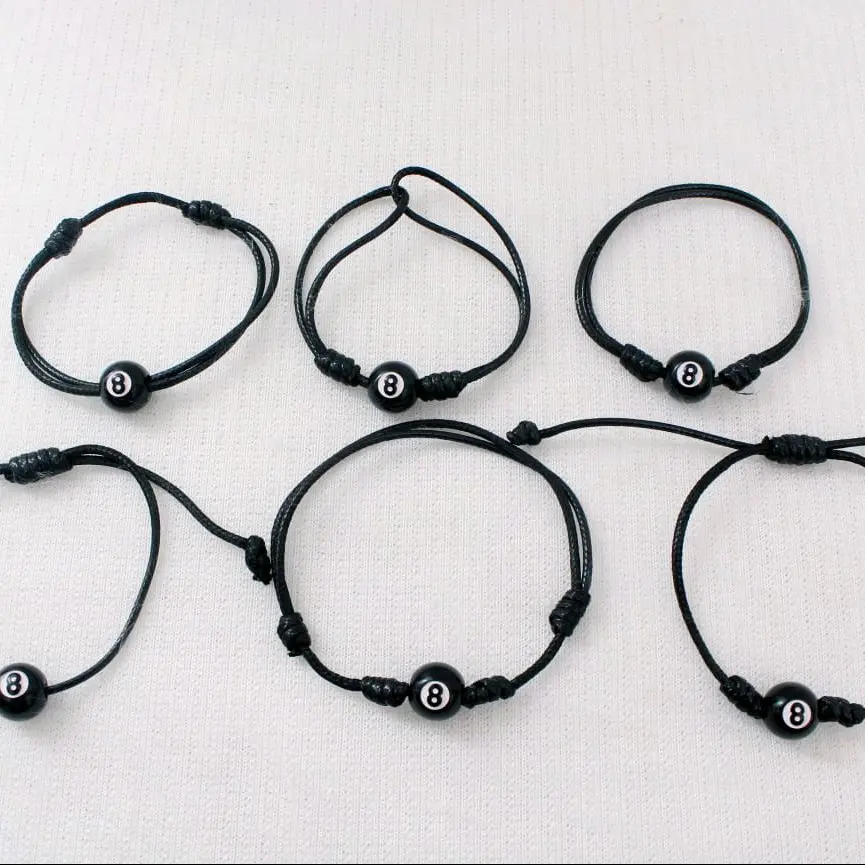 R'SORIS - BRACELET - GELANG TALI MANIK-MANIK BOLA 8BILLIARD