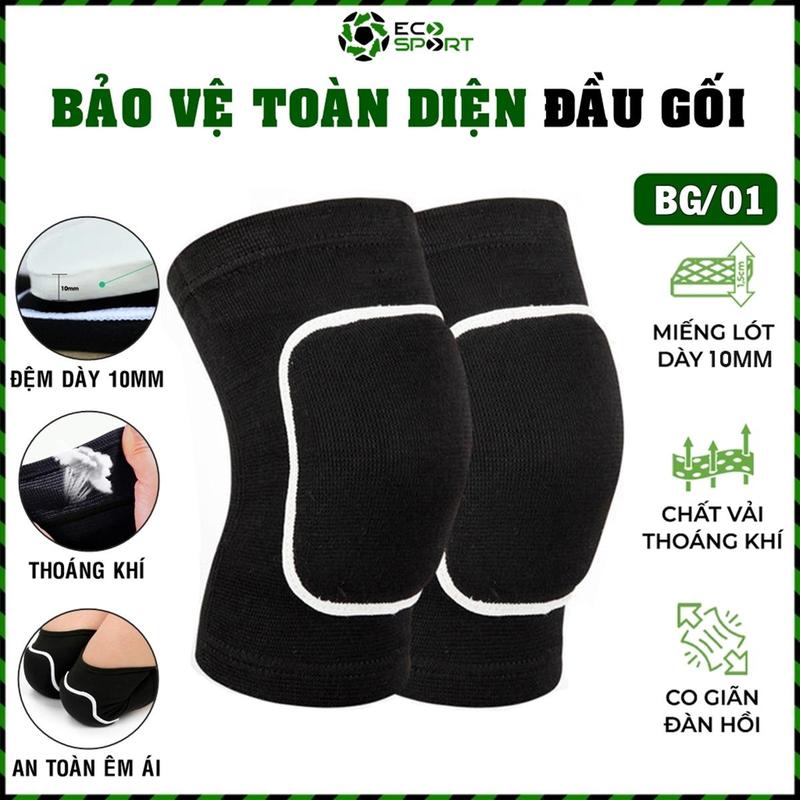 (01 ĐÔI) Băng Gối Thể Thao Bảo Vệ Đầu Gối Bó Gối Chính Hãng Giá Rẻ Tránh Chấn Thương Tập Yoga Gym Chạy Bộ Nhảy Thủ Môn ECO SPORT