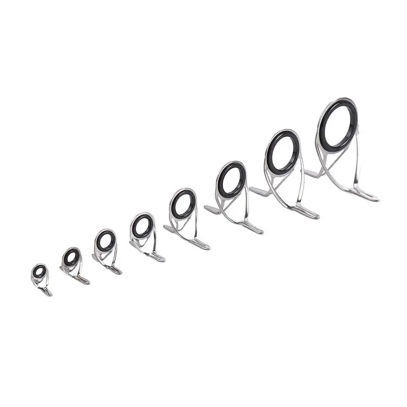 Phụ Kiện Câu Cá 6 # -30 #, Bộ Dụng Cụ Sửa Chữa Dây Chuyền, Hướng Dẫn Mắt, Hướng Dẫn Cần Câu, Đầu, Vòng Mắt, Vòng Tròn Bằng Thép Không Gỉ 0