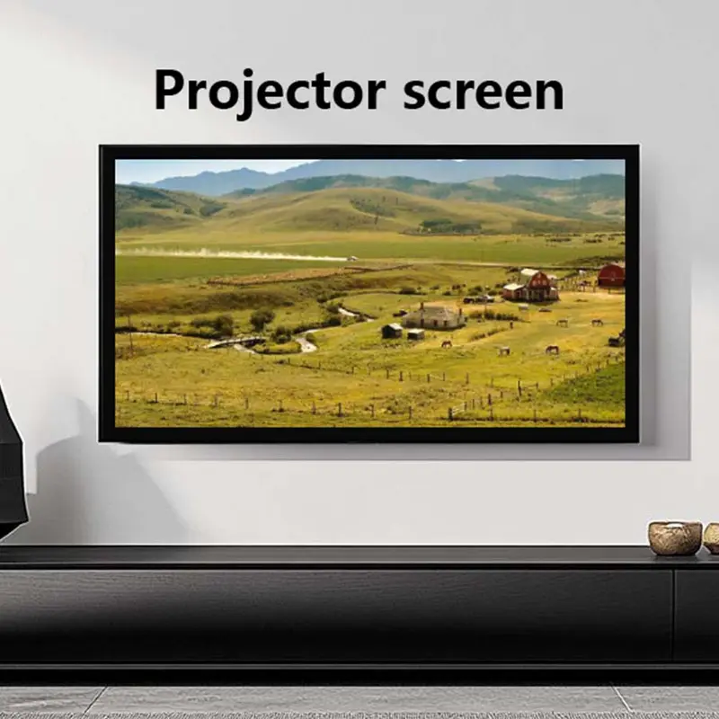 Projector Background Curtain, Solid Color Seamless Backdrop for Photoshoot & Projector, Projection Screen for Home & Outdoor 5