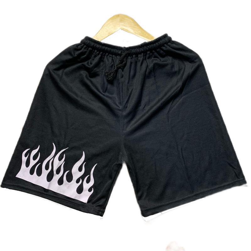 Celana Pendek Motif Api Dewasa dan Anak | Celana Pendek Viral Shorts Surfing Pria Katun Distro Santai Wanita Boxer 5