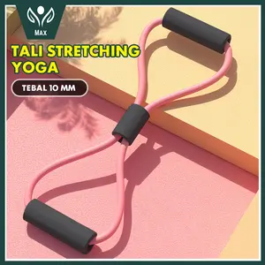 Tali Stretching Karet Gym Alat Olahraga Di Yoga Resistance Band Alat Gym Di Rumah