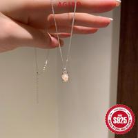 Gambar AGIAO Hadiah Ulang Tahun Hari Terobosan Untuk Wanita Kalung Liontin Perak Mutiara - Mutiara 6mm dari A.GIAO.ID Kab. Gresik 3 Tokopedia