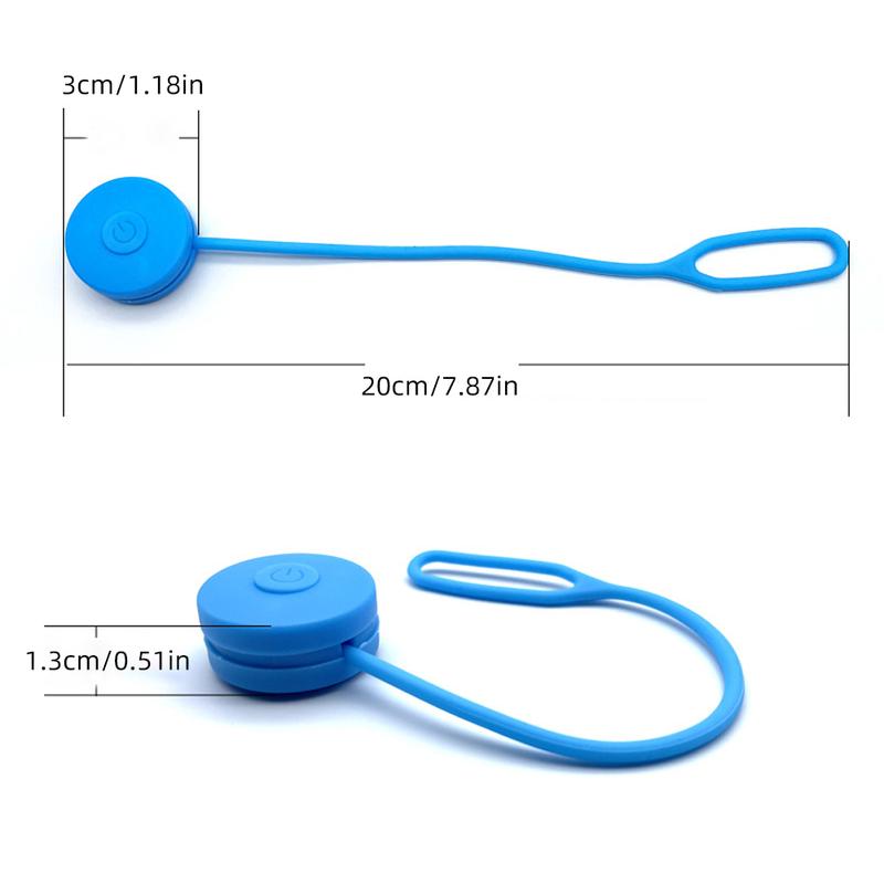 Product Introduction of Outdoor Silicone Backpack Warning Light Mini Bicycle Light For Night Riding Easily Bicycle Safety Light Rear LED Taillight For Cycling #471419 0