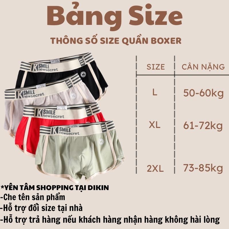 Product Introduction of Quần lót nam,sịp đùi nam boxer chất cotton mềm co giãn thoải mái Menswear 0