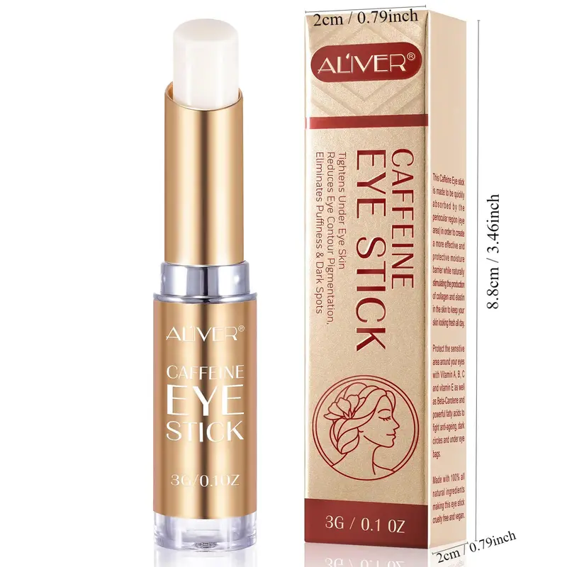 Caffeine Firming Professional Eye Care Cream Stick, Long-lasting Moisturizing Eye Stick, Beauty & Personal Care Product 1