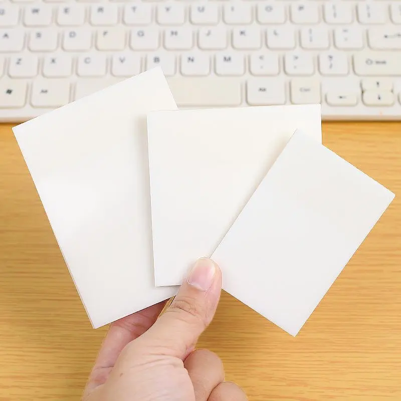 50 Sheets/pc Simple Transparent Post-it Notes Cute PET Waterproof ...