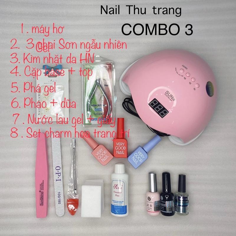 Combo 3 làm nail tại nhà . Đủ đồ làm nail tại nhà( rẻ- chất lượng )