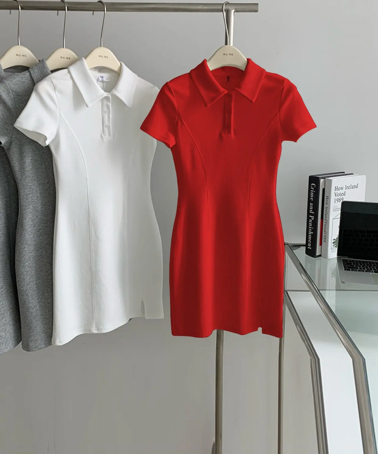 Váy polo trơn siêu xinh Nữ Voan