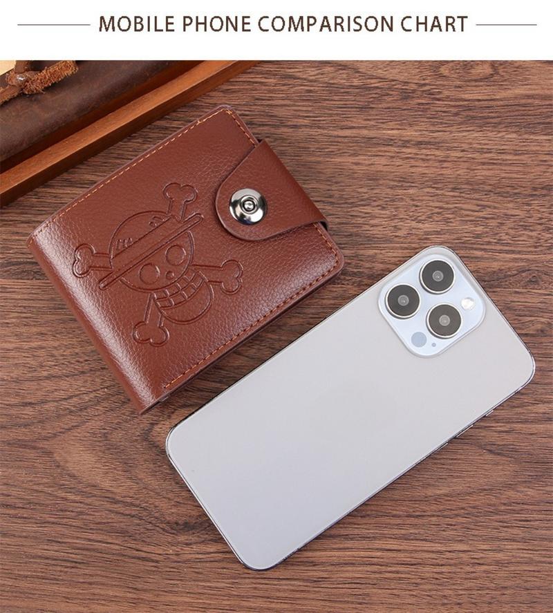 Product Introduction of New men's wallet, zipper multi-card position trendy cartoon short wallet 7
