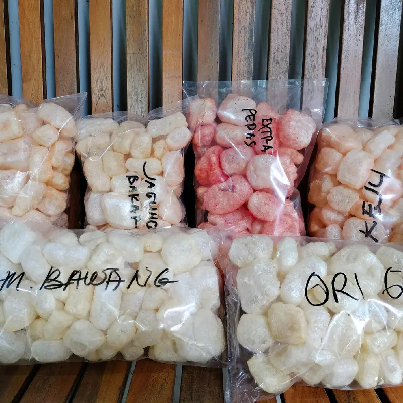 100 gram kerupuk rambak kulit sapi dorokdok aneka rasa asli wonogiri Camilan Makanan Snacks Food Pedas Keripik Cemilan 6