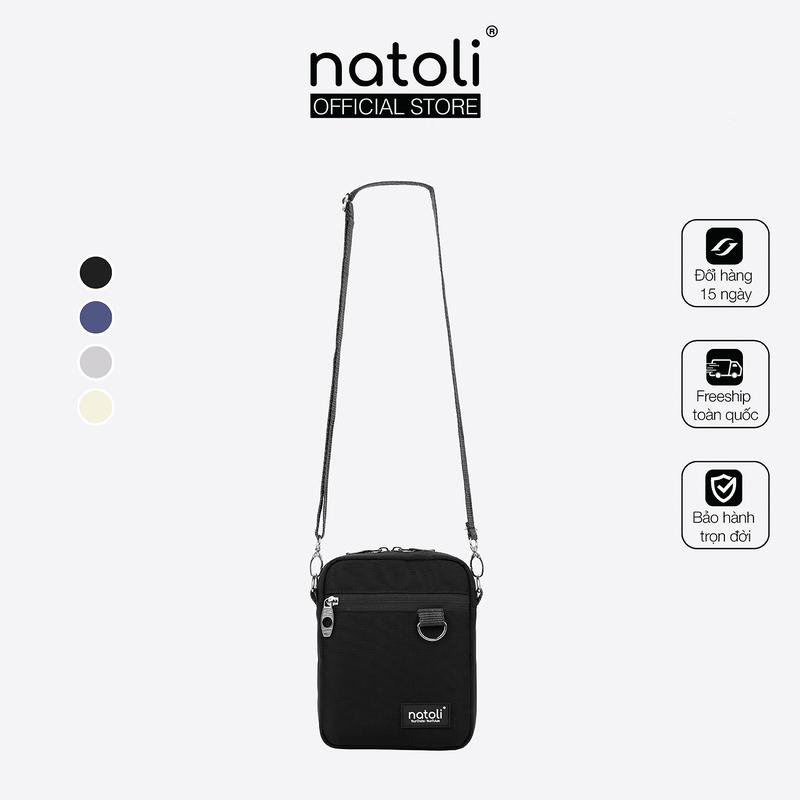 Túi đeo chéo mini thương hiệu Natoli  mini cute, đựng điện thoại, nhiều ngăn, cao cấp BST Mini Daily Crossbag T3