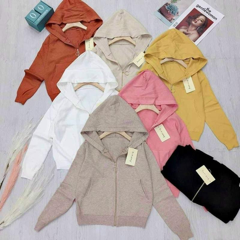 43-55KG Áo Khoác Len Mịn Vải Dày Dặn Mềm Mại. Áo Khoác Cardigan Nữ Áo Khoác Len Nữ Vải Đẹp Hàng QC NS01