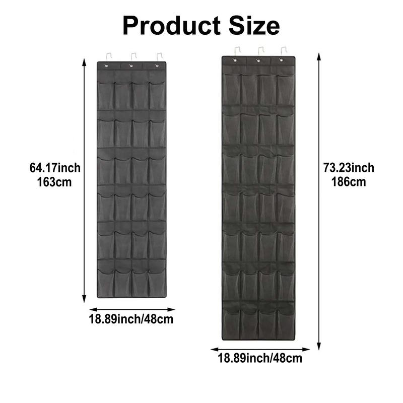 Multi Grid Hanging Storage Bag, 1 Count Foldable Breathable Shoe Storage Organizer, Space-saving Shoe Organizer, Cozy Home Accessories, Home Organizer for Closet Sundries, Bedroom Accessories, Room Accessories, Room Essentials 7