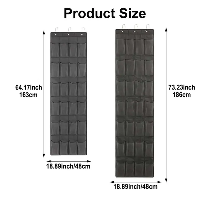 Multi Grid Hanging Storage Bag, 1 Count Foldable Breathable Shoe Storage Organizer, Space-saving Shoe Organizer, Cozy Home Accessories, Home Organizer for Closet Sundries, Bedroom Accessories, Room Accessories, Room Essentials 7