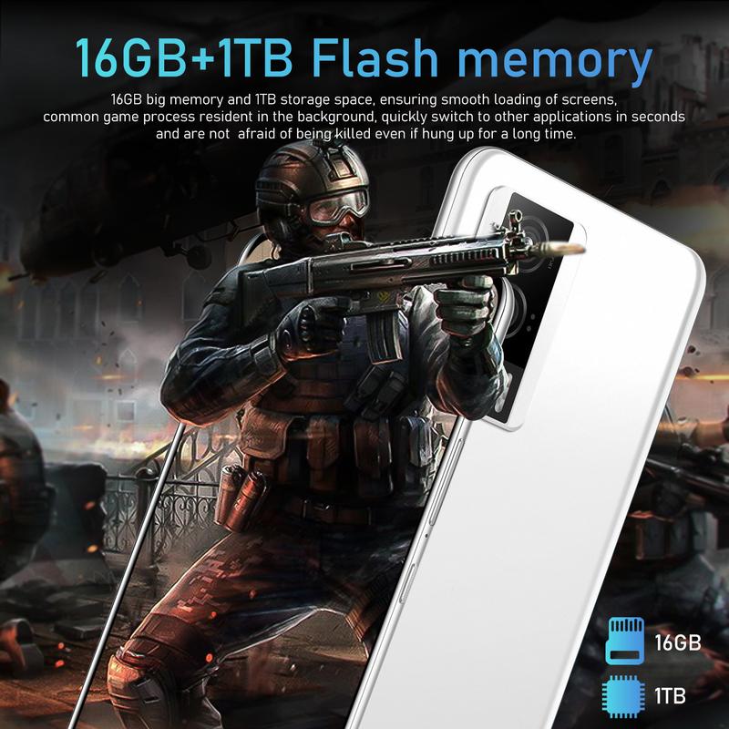 Product Introduction of F5 Pro mobile phone with a 7.2 inch Inch Inch Medium Hole Ultra Thin Screen 2+16G intelligent display Cellphone Smartphone 4