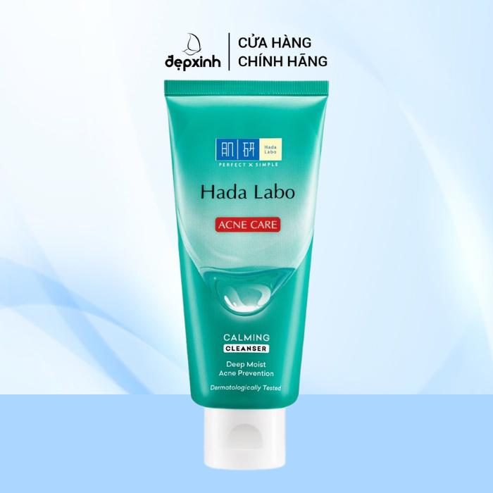 Sữa rửa mặt Hada Labo Acne Care Calming Cleanser 80g