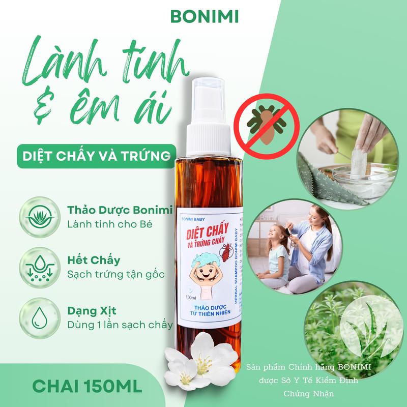  Ủ Chấy. Dầu Gội Chấy Chí Bonimi. Diệt Chấy Trí Và Trứng. Chấy 