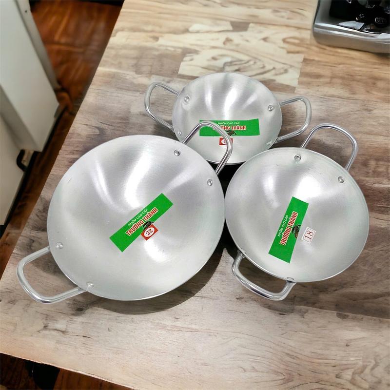 Product Introduction of Combo 3 chảo nhôm (24cm, 26cm, 30cm) cao cấp dày lòng sâu đổ bánh xèo, xào chính hãng giá rẻ - Phương Trang 12