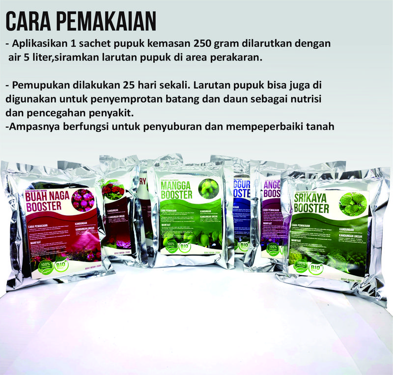 Pupuk Booster Mangga - Pupuk organik pelebat buah, menyuburkan tanaman, dan memperkuat tanaman Mangga Alami Tumbuhan 1