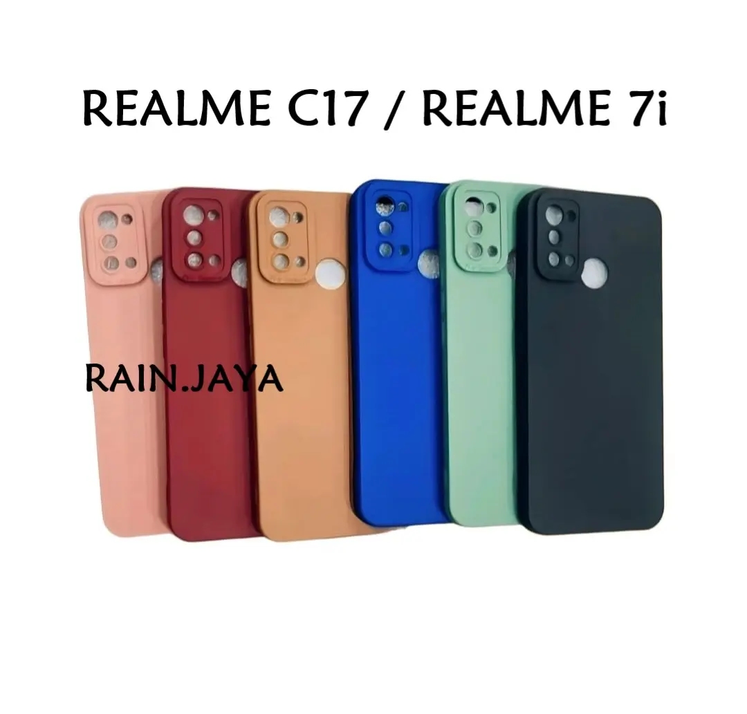 CASING HP MACARON PRO CAMERA REALME C17 / REALME 7i CASE PELINDUNG KAMERA PREMIUM COVER PELINDUNG HP BUMPER CASE MACARON MATTE CASING TERBARU UNTUK REALME C17 / REALME 7i