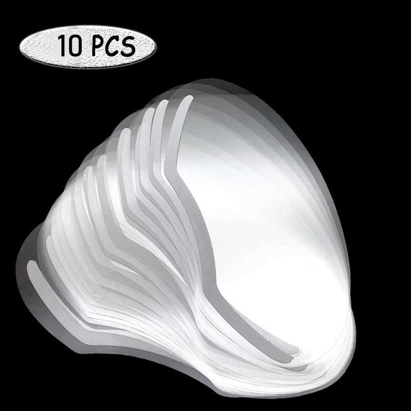 Product Introduction of Transparent Plastic Face Shield For Hair Salon, 10pcs Shower Face Eye Shields, Clear Visors Eye Protector Makeup Protective Eyebrow Shower Visor for Eyelash Extensions 6