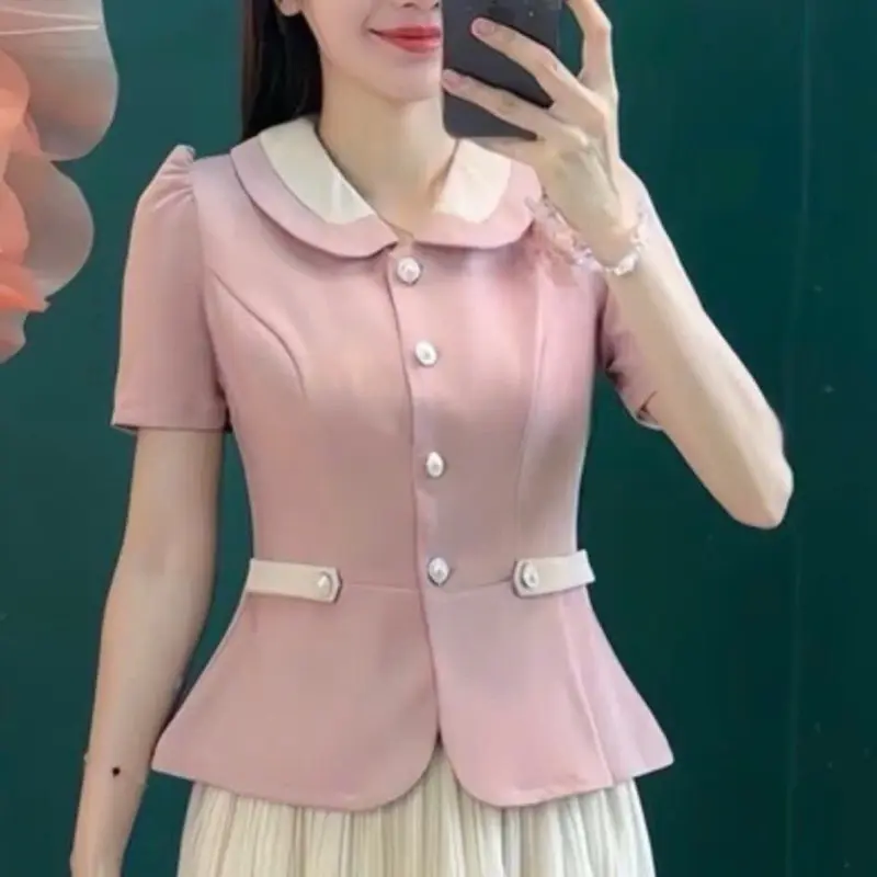 Áo công sở A205 tnữ tính, đa dạng về kiểu dáng và size, chất lượng cao - Women,