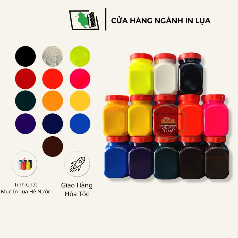 Tinh màu nước dùng cho pha sơn nước, vẽ màu, tô tượng, thạch cao, mực in lụa trên vải 100ml