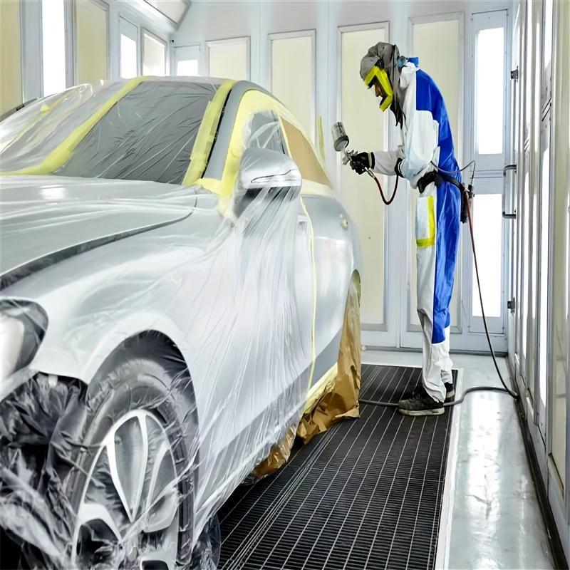 Self Adhesive Paint Masking Film, Car Paint Masking Film, Furniture & Home Decoration Dust Protective Film, Easy To Operate, Suitable for Craft Painting 2