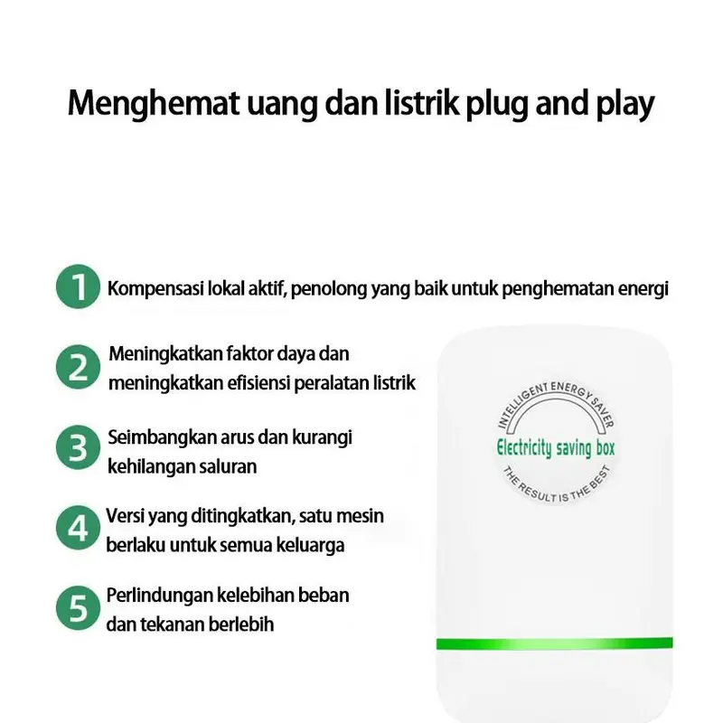 ✦Kirim Stok Lokal✦ Hemat daya 80%-90% ZX Penghemat Listrik Alat Penghemat Listrik Token Meteran Home Berlaku untuk semua meteran listrik Pasang dan mainkan Hemat daya Electric Saver Power Factor Saver Electric Saver Electricity Saving Box Alat Hemat Daya 8