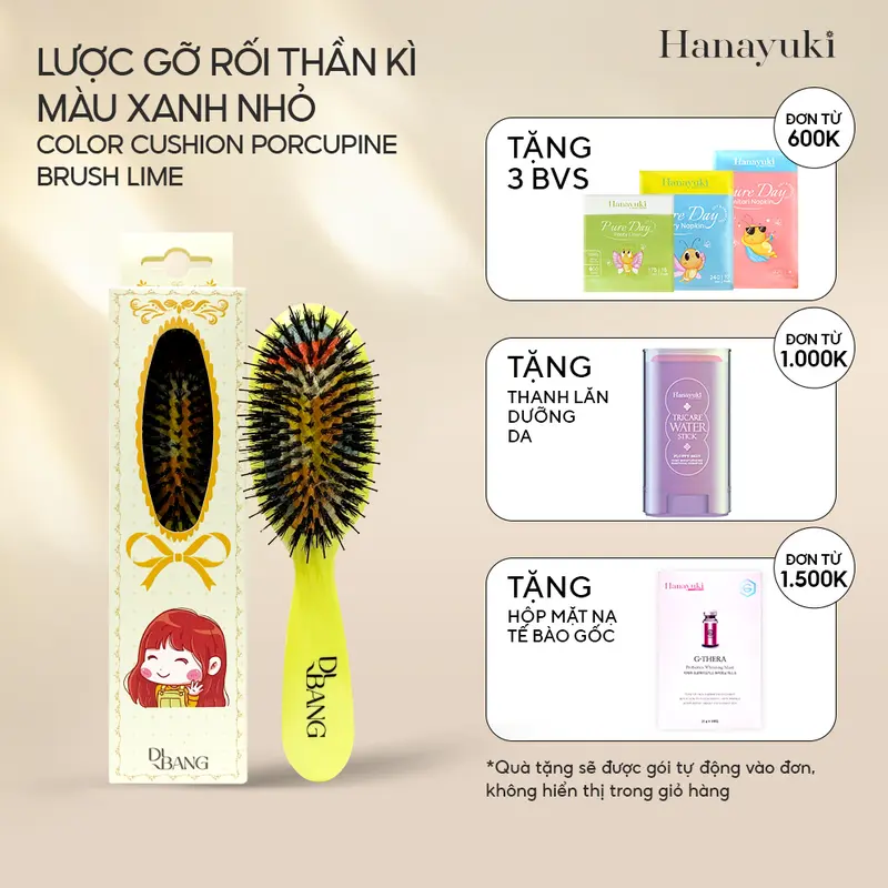 Lược Gỡ Rối Màu Xanh, Giảm Gãy Rụng Di Bang [TẶNG QUÀ ĐƠN TỪ 600K] 0