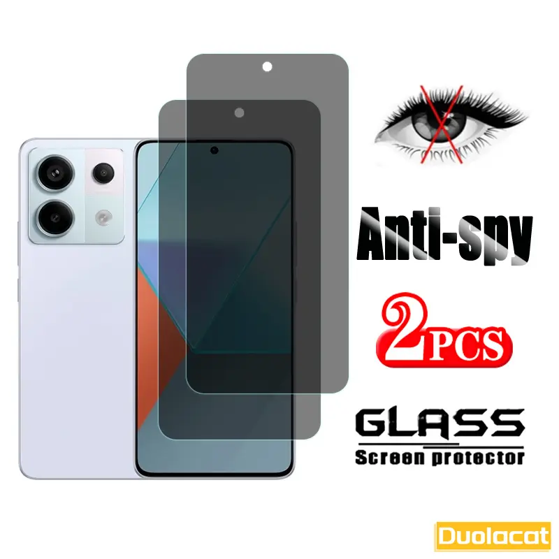 Phim Bảo Vệ Màn Hình Kính Cường Lực, Dành Cho Xiaomi Redmi Note 14 13 12 12R Pro Plus Turbo Speed 13R 4G 5G, Chống Nhìn Trộm, Chống Gián Điệp, Bảo Mật, Có 1-2 Chiếc Cho POCO M6 Pro Plus 4G 5G