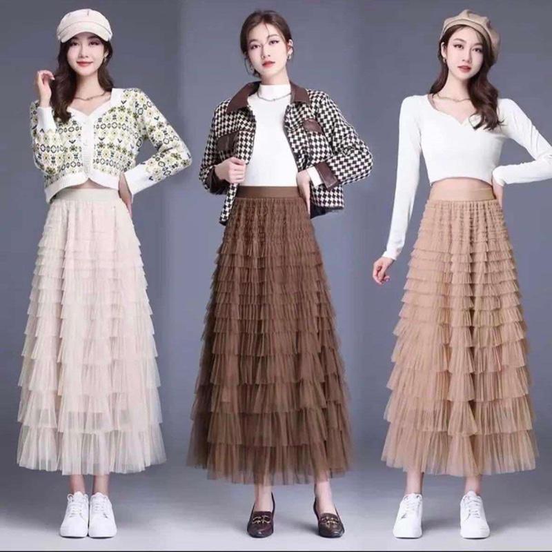 Product Introduction of Chân váy voan nhiều tầng chất liệu cao cấp ,phối được rất nhiều kiểu áo sang chảnh 9