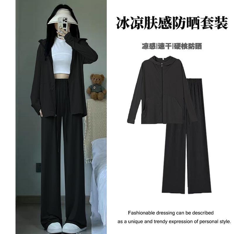 Product Introduction of Summer Sun Protection Clothing for Women 2025 Black Ice Silk Sun Protection 12