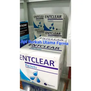 ENTCLEAR Packets Box isi 20 sachet - garam pencuci hidung