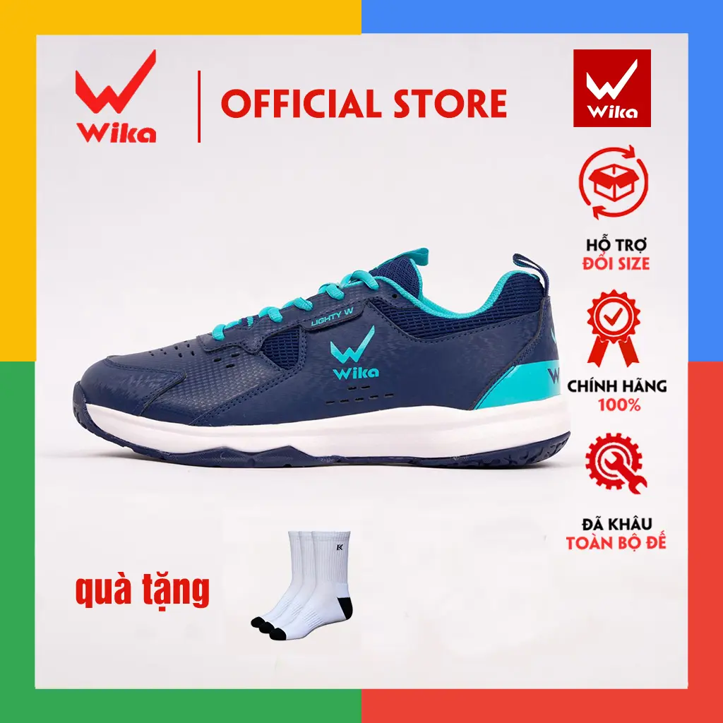 Giày Cầu Lông Wika Maru Chính Hãng Tặng Tất Dệt Kim Bảo hành 3 tháng Sneaker