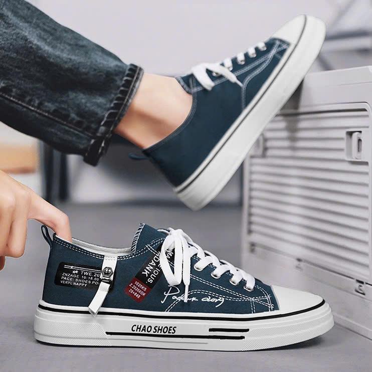 Giày Sneaker Nam CHAO SHOES G3005 Chất Vải Canvas Kiểu Dáng Hàn Quốc Dễ Phối Đồ 8