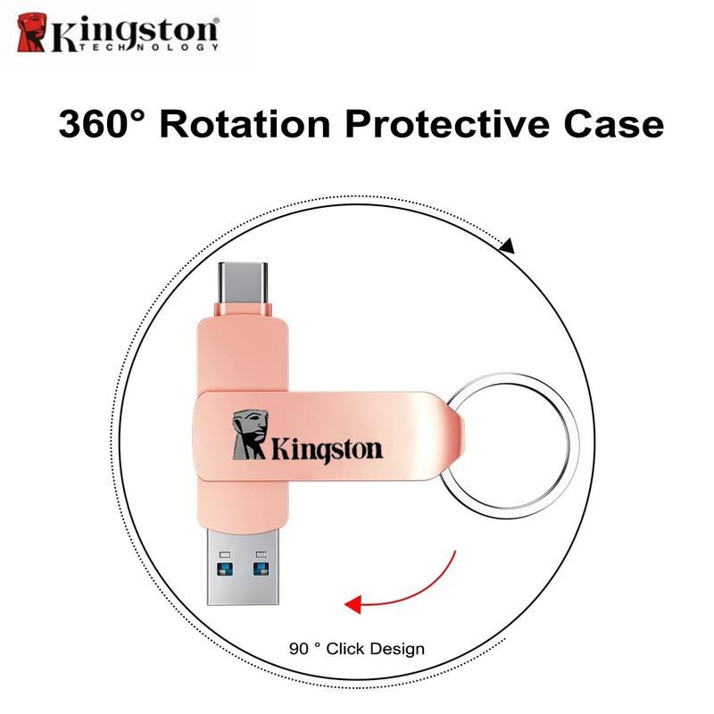 Ổ Đĩa Flash Usb 2 Trong 1 1tb TypeC Ổ Đĩa Flash 2TB Otg Pendrive Cho Điện Thoại…