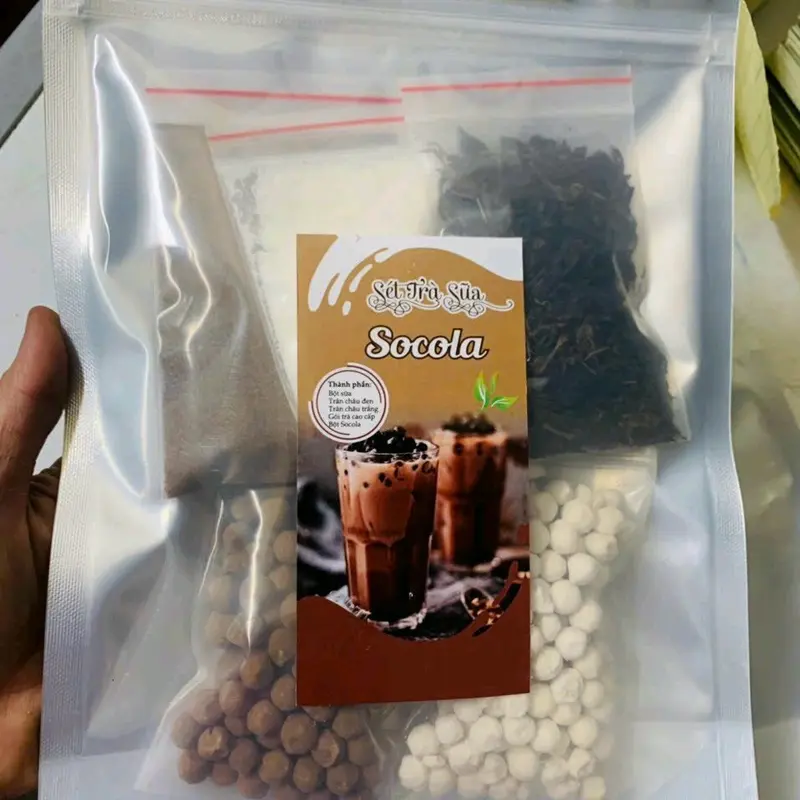 SÉT TRÀ SỮA SOCOLA (vị socola) 0